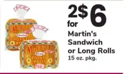 ACME Martin's Sandwich or Long Rolls offer