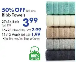 Boscov's Bibb Towels offer
