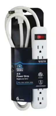 Lowe's 4-ft 6-Outlet Power Strip #615219 offer