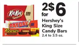 ACME Hershey's King Size Candy Bars offer