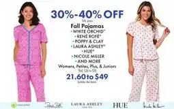Boscov's Fall Pajamas offer