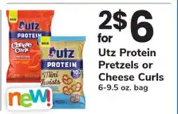 ACME Utz Protein Pretzels or Cheese Curls offer