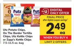 ACME Utz Potato Chips, On The Border Tortilla Chips, Utz Kettle Chips or Zapp's Kettle Chips offer