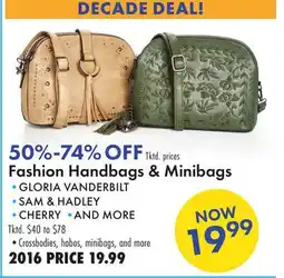 Boscov's Fashion Handbags & Minibags offer