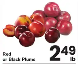 ACME Red or Black Plums offer