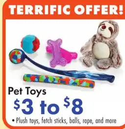 Boscov's Pet Toys offer