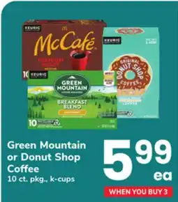 ACME Green Mountain or Donut Shop Coffee offer