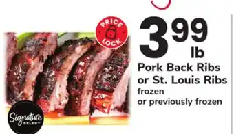 ACME Pork Back Ribs or St. Louis Ribs offer