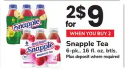 ACME Snapple Tea offer