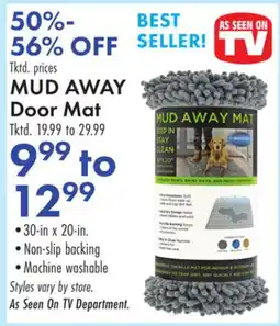 Boscov's MUD AWAY Door Mat offer
