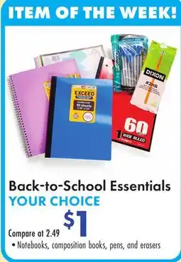 Boscov's Back-to-School Essentials offer