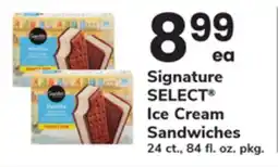 ACME Signature SELECT Ice Cream Sandwiches offer