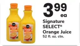 ACME Signature SELECT Orange Juice offer