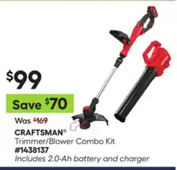 Lowe's Trimmer/Blower Combo Kit offer