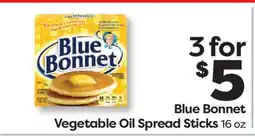 Weis Markets Blue Bonnet Vegetable Oil Spread Sticks offer