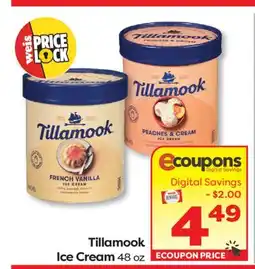 Weis Markets Tillamook Ice Cream offer
