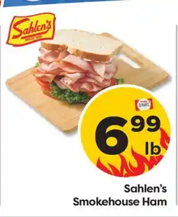 Weis Markets Sahlen's Smokehouse Ham offer