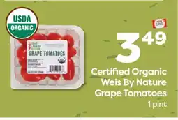 Weis Markets Certified Organic Weis By Nature Grape Tomatoes offer