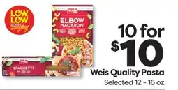 Weis Markets Weis Quality Pasta offer