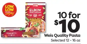 Weis Markets Weis Quality Pasta offer