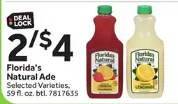 Stop&Shop Florida's Natural Ade offer