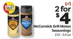 Weis Markets McCormick Grill Mates Seasonings offer