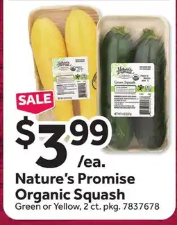 Stop&Shop Nature's Promise Organic Squash offer