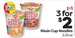 Weis Markets Nissin Cup Noodles offer
