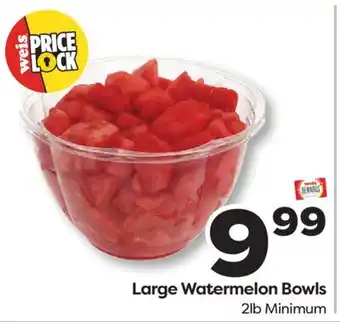 Weis Markets Large Watermelon Bowls offer