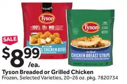 Stop&Shop Tyson Breaded or Grilled Chicken offer