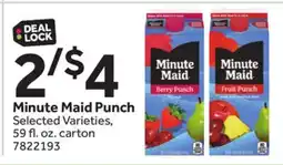 Stop&Shop Minute Maid Punch offer