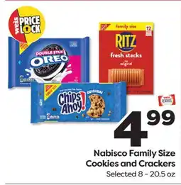 Weis Markets Nabisco Family Size Cookies and Crackers offer