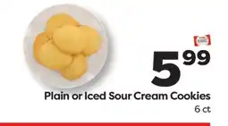 Weis Markets Plain or Iced Sour Cream Cookies offer