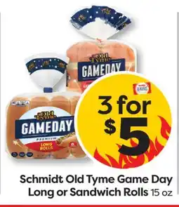 Weis Markets Schmidt Old Tyme Game Day Long or Sandwich Rolls offer