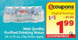 Weis Markets Weis Quality Purified Drinking Water offer