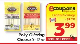 Weis Markets Polly-O String Cheese offer
