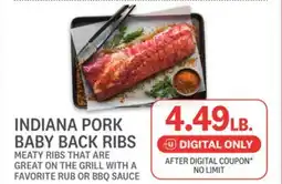 Kings Food Markets INDIANA PORK BABY BACK RIBS offer