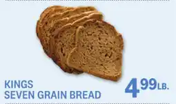 Kings Food Markets KINGS SEVEN GRAIN BREAD offer