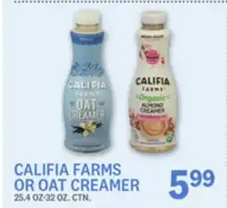 Kings Food Markets CALIFIA FARMS OR OAT CREAMER offer
