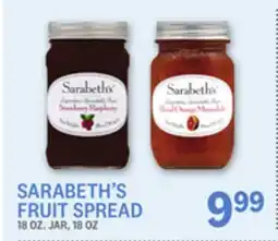 Kings Food Markets SARABETH'S FRUIT SPREAD offer