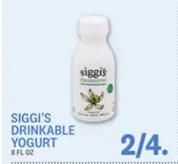Kings Food Markets SIGGI'S DRINKABLE YOGURT offer