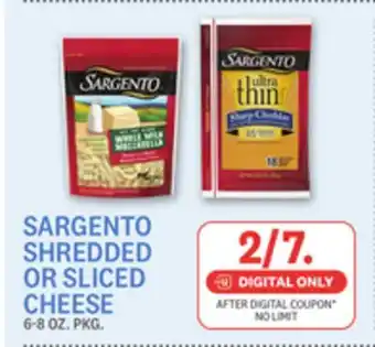 Kings Food Markets SARGENTO SHREDDED OR SLICED CHEESE offer