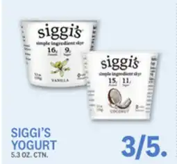 Kings Food Markets SIGGI'S YOGURT offer