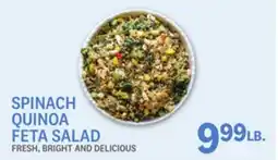Kings Food Markets SPINACH QUINOA FETA SALAD offer
