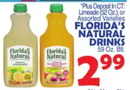 Bravo Supermarkets FLORIDA'S NATURAL DRINKS offer