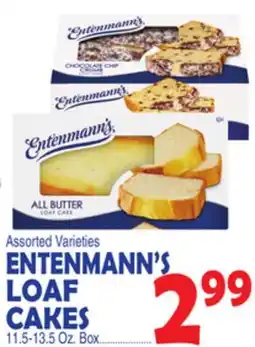 Bravo Supermarkets ENTENMANN'S LOAF CAKES offer