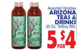 Bravo Supermarkets ARIZONA TEAS & DRINKS offer