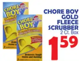 Bravo Supermarkets CHORE BOY GOLD FLEECE SCRUBBER offer