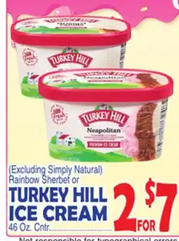 Bravo Supermarkets TURKEY HILL ICE CREAM offer