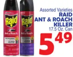 Bravo Supermarkets RAID ANT & ROACH KILLER offer